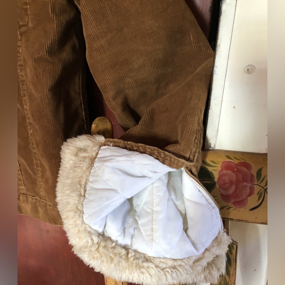 Earl Jean y2k Brown Corduroy Jacket with sherpa Lining from Barney’s NY Co-op. - Picture 2 of 5